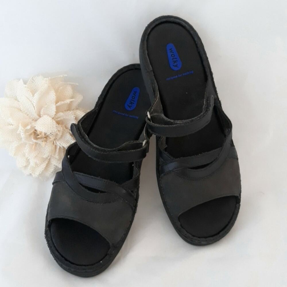 Wolky Orthodic Naot Leather Walking Sandals